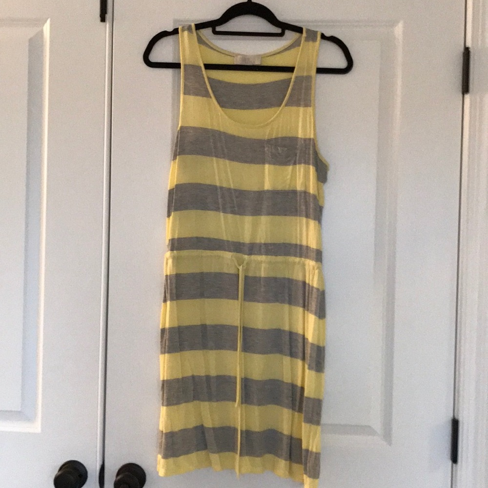 Striped Beach Cover Up